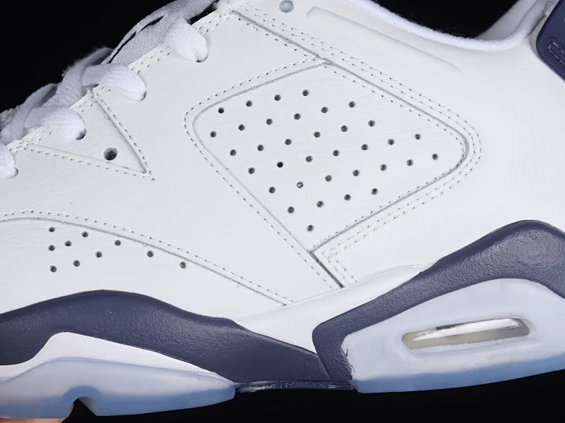 All categories Air Jordan Jordan series basketball shoes Air Jordan 6 Air Jordan 6 Retro "Midnight Navy" AJ6 Joe 6 white and navy low-top basketball shoes CT8529-141